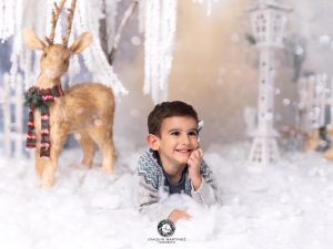 sesion de fotos de navidad peques niños bebe y familia en murcia