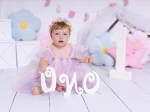 Sesión Smash Cake de primer cumpleaños en Murcia