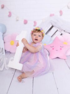 Sesión Smash Cake de primer cumpleaños en Murcia