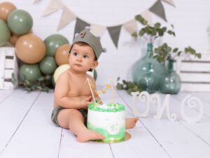 Sesión Smash Cake de cumpleaños 1 años en Murcia