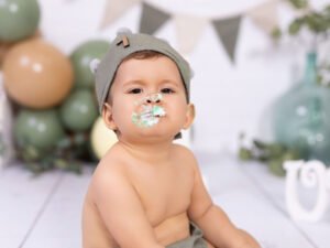 Sesión Smash Cake de cumpleaños 1 años en Murcia