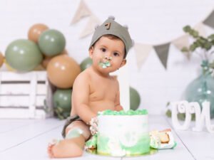 Sesión Smash Cake de cumpleaños 1 años en Murcia